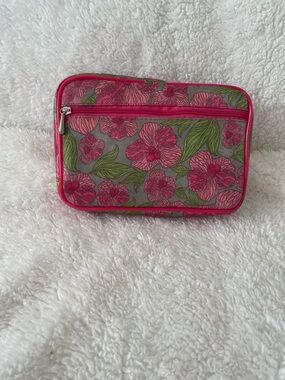 Travel Jewelry Bag - Floral Pink - Women's